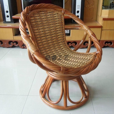 天然真藤椅 天然藤 陽臺(tái)扶手轉(zhuǎn)椅 庭院陽臺(tái)、戶外扭藤轉(zhuǎn)椅